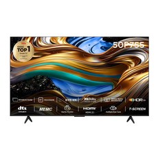TCL 4K UHD LED 스마트TV, 127cm(50인치), 50P755, 스탠드형, 고객직접설치 가전디지털/TV/영상가전 반품 최저가 283,310원