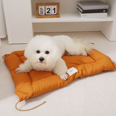 딩동펫 반려동물 베이직 고정끈 사각쿠션, 오렌지, 1개 undefined/undefined 반품 최저가 5,060원