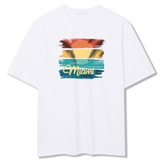 일루소 공용 마이애미 플로리다 오버핏 래쉬가드 반팔 티셔츠 패션의류/잡화/남성패션 반품 최저가 14,650원