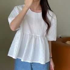 봉봉스토리 데니쉬 임산부 반팔 블라우스 패션의류/잡화/여성패션 반품 최저가 9,500원