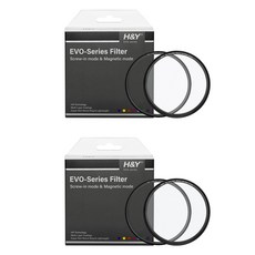 에이치앤와이 HD EVO 1/4 블랙 미스트 + 화이트 미스트 마그네틱 필터 세트 82mm, HD EVO 1/4 SET (82mm) 가전디지털/카메라 반품 최저가 122,110원