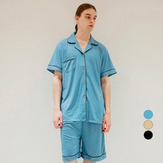 테라우드 남성용 냉감 반팔 잠옷 홈웨어 상하 2세트 패션의류/잡화/속옷/잠옷 반품 최저가 12,040원