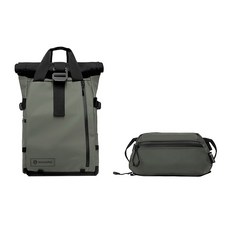 원더드 All-New PRVKE 백팩 21L + 테크 파우치 M 세트, 그린, 1개 가전디지털/카메라 반품 최저가 218,920원