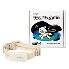 버디부 트윙클 리쉬 목줄, 베이지, 1개 반려동물용품/펫티켓 산책용품 반품 최저가 17,220원