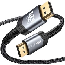 코드웨이 DP to DP 양방향 케이블, 1개, 2m 가전디지털/PC부품 반품 최저가 5,570원