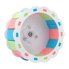 요런개 소동물 컬러 해바라기 쳇바퀴 15cm, 레인보우, 1개 반려동물용품/소동물/가축용품 반품 최저가 6,620원
