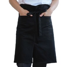 유니스토어 허리형 베이직 엉덩이덮개 라이크코튼 앞치마, 블랙, 1개 패션의류/잡화/유아동패션 반품 최저가 10,040원