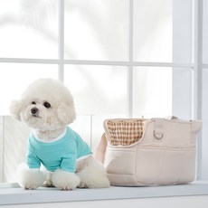 레드퍼피 딩고플리츠 반려동물 이동가방, 밀크 아이보리, 1개 반려동물용품/강아지 용품 반품 최저가 18,120원