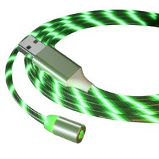 리버폭스 차량용 면발광 자석 고속충전 케이블 + 8핀 자석충전잭 + C타입 자석충전잭 세트, 그린(케이블) 가전디지털/차량용 디지털 반품 최저가 5,980원