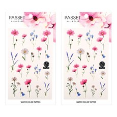 파셋 수채화 타투 스티커, WT03, 2개 뷰티/메이크업 반품 최저가 4,500원