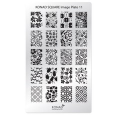 코나드 스템핑 스퀘어 이미지 플레이트 네일아트, 11, 1개 뷰티/네일 반품 최저가 4,190원