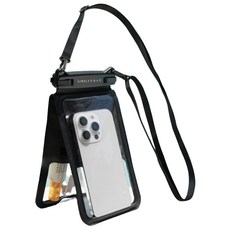 심플리로어 투 포켓 스마트폰 방수팩 + 넥스트랩 세트, 블랙, 1세트 가전디지털/휴대폰 액세서리 반품 최저가 9,350원