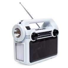 코비 클래식 아날로그 블루투스 스피커 손전등 라디오, CRF-35B, 화이트 가전디지털/음향기기 반품 최저가 19,500원