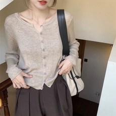 아이엠몽 여성용 마르벨 브이넥 스웨터 슬림 니트 가디건 패션의류/잡화/여성패션 반품 최저가 16,900원