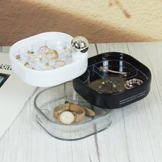 하늬통상 보석 악세사리 보관함 3단, 1개, 블랙앤화이트 패션의류/잡화/남성패션 반품 최저가 10,570원