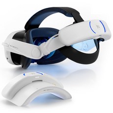 BINBOKVR T3 Plus 메타퀘스트3 대용량 8000mAh 배터리 헤드 스트랩 + 배터리 충전독 세트, VR39-1, 1개 가전디지털/게임 반품 최저가 80,180원