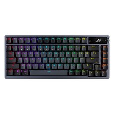 에이수스 ROG AZOTH PBT NX SNOW 영문 리니어 스위치 유무선 게이밍 텐키리스 키보드, 건메탈 블랙, 제조사축 가전디지털/키보드/마우스 반품 최저가 241,190원