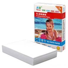 야란 고광택 사진 인화 용지, 4X6, 100개 가전디지털/프린터/복합기 반품 최저가 9,510원