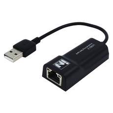 인네트워크 USB2.0 유선 랜카드 블랙, IN-LAN20B, 1개 가전디지털/PC주변기기 반품 최저가 4,470원