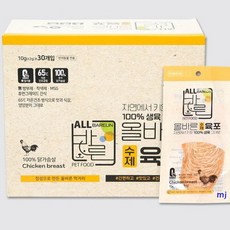 애구애구 반려동물 올바른 수제 육포 30p, 닭가슴살, 300g, 1개 반려동물용품/강아지 간식 반품 최저가 25,000원