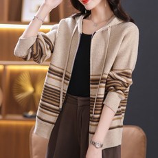 포플러앤씨 여성용 바쏘일 후드 니트 집업 P24FJ071321 패션의류/잡화/여성패션 반품 최저가 15,560원