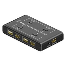랜스타 USB HDMI 4포트 KVM 스위치, LS-HD4KVM-N, 1개 가전디지털/PC주변기기 반품 최저가 33,660원