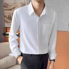 턴키 남녀공용 빅사이즈 오버핏 무지 스판 링클 셔츠 NB-922 패션의류/잡화/남녀 공용 의류 반품 최저가 7,490원