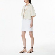 JAJU(자주) 여성용 리넨 블렌디드 반팔 자켓 패션의류/잡화/남성패션 반품 최저가 11,940원