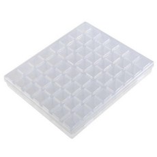 56칸 스톤 비즈 보관함 4 x 17 다용도 파츠 케이스, 1개 뷰티/네일 반품 최저가 4,720원