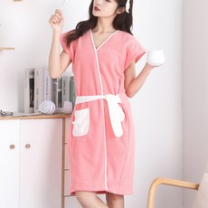 피어니스트 여성용 리본 포켓 수면 홈웨어 샤워 가운 패션의류/잡화/속옷/잠옷 반품 최저가 7,940원