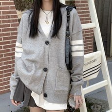 피어니스트 여성용 루즈핏 투포켓 니트 가디건 패션의류/잡화/여성패션 반품 최저가 20,900원