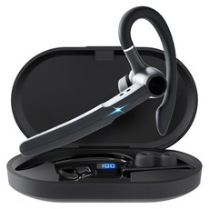 블라우풍트 AI ENC 노이즈캔슬링 고음질 통화 귀걸이형 블루투스이어셋, BLP-BE131K, 블랙 가전디지털/게임 반품 최저가 25,820원