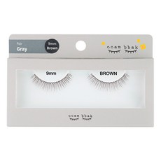깜빡 인조 통짜 속눈썹 패키지버전 9mm 통짜, 1개, 브라운 뷰티/뷰티소품 반품 최저가 4,000원