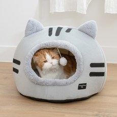 둥둥펫 고양이 숨숨집 하우스, 그레이, 1개 반려동물용품/고양이 용품 반품 최저가 16,920원