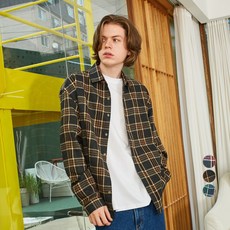고스트리퍼블릭 남녀공용 Tartan 체크 오버핏 면 셔츠 GLS-708 패션의류/잡화/남녀 공용 의류 반품 최저가 9,910원