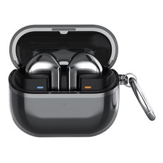 다퍼남 갤럭시 버즈3 / 버즈3 프로 호환 오링 투명케이스, 시스루 블랙, 1개 가전디지털/음향기기 반품 최저가 4,010원