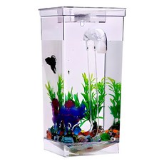 자동 물청소 LED 어항 싸이펀 세트, 1개 반려동물용품/관상어 용품 반품 최저가 6,120원