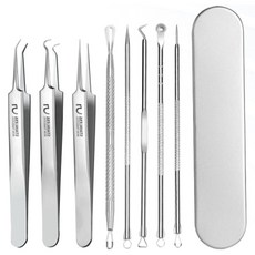 피니어스 스테인리스 블랙헤드 핀셋 8종 세트 A타입, 1세트 뷰티/뷰티소품 반품 최저가 9,070원