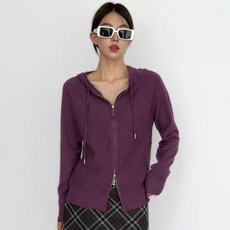 더시럽 여성용 나그랑 웨이브 포인트 후드 니트 집업 패션의류/잡화/여성패션 반품 최저가 12,620원