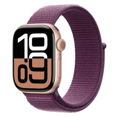 Apple 애플워치 10 GPS+Cellular, 42mm, 알루미늄, 로즈 골드 / 플럼 스포츠 루프, Loop 가전디지털/스마트워치/밴드 반품 최저가 654,620원
