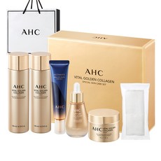 AHC 바이탈 골든 콜라겐 스페셜 기초화장품 스킨케어 5종 세트+쇼핑백, 1세트 뷰티/스킨케어 반품 최저가 34,080원