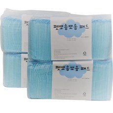 펫뽀송뽀송 강아지 배변패드 블루 100매, 4개, 100개입 undefined/undefined 반품 최저가 33,300원