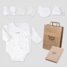오가닉붐 유아용 청사해 뱀띠 출산 사계절 7종 + 쇼핑백 세트 패션의류/잡화/유아동패션 반품 최저가 25,880원