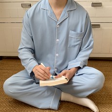 세컨핑크 커플용 러브하우스 셔츠 긴팔 카라 잠옷 세트 988 패션의류/잡화/속옷/잠옷 반품 최저가 12,750원