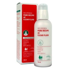 레시피박스 퓨어레시피 AC 클리어 플루이드, 120ml, 1개 뷰티/스킨케어 반품 최저가 17,520원