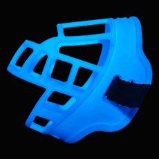 랜보어 반려동물 야광 입마개 5호, 블루, 1개 반려동물용품/펫티켓 산책용품 반품 최저가 4,280원