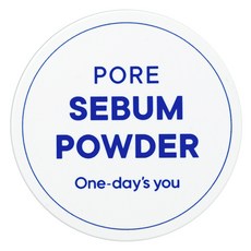 원데이즈유 포어 세범 팩트 파우더 4g, 1개 뷰티/메이크업 반품 최저가 6,550원