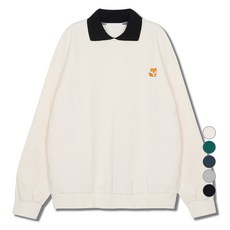 일루소 남성용 WD 로고 해피 시바 특양면 이중 카라 오버핏 맨투맨 패션의류/잡화/남성패션 반품 최저가 28,900원