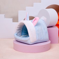 요런개 깡총깡총 토끼 소동물 은신처 S, 블루레빗, 1개 반려동물용품/소동물/가축용품 반품 최저가 6,310원