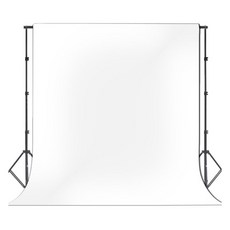 크로마키 스크린 패션소품 배경천 화이트 2 x 3 m, 1개 가전디지털/카메라 반품 최저가 18,050원